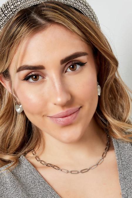 Boucles d'oreilles avec coeur Acier inoxydable 2