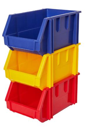 Boîte De Rangement Rouge Plastique h5 Image4