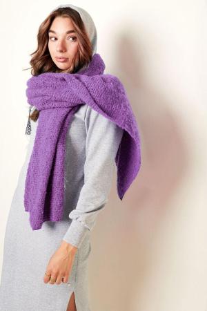 Écharpe D'hiver Avec Motif En Relief Vert Polyester h5 Image3