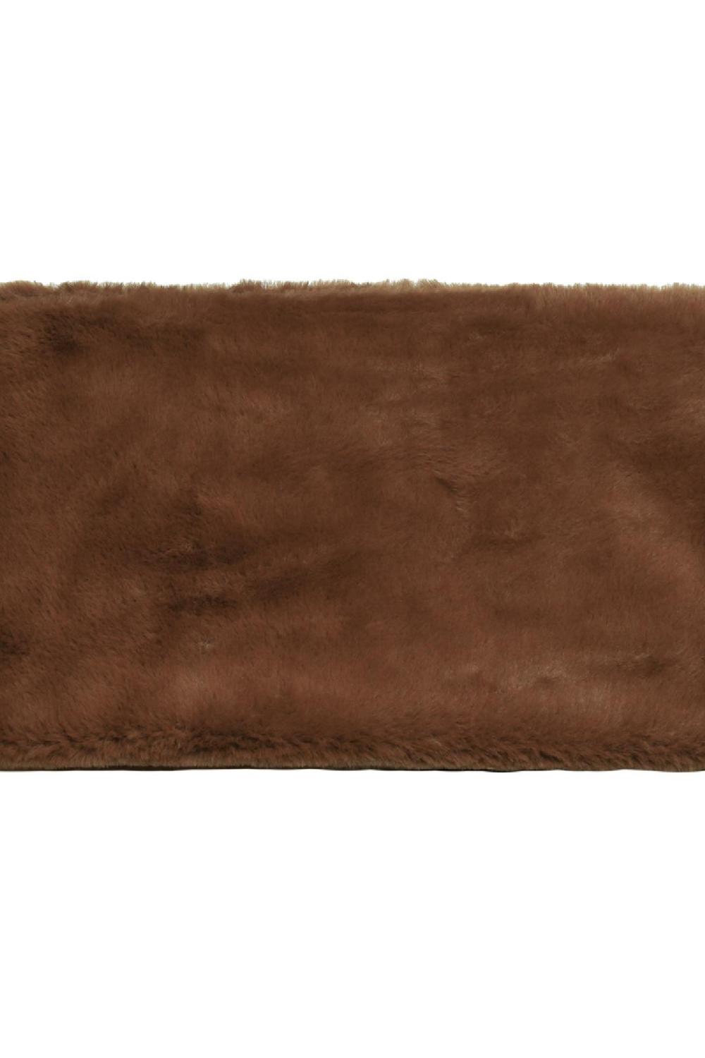 Écharpe Furry Loop Marron Polyester Image2