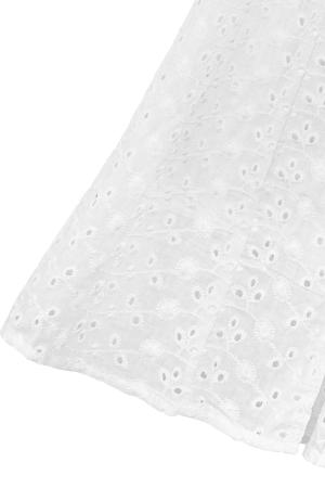 Robe En Broderie Anglaise Blanc S h5 Image7