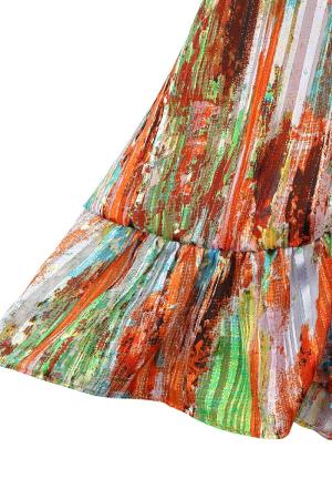 Robe Portefeuille Colorée Orange S h5 Image5