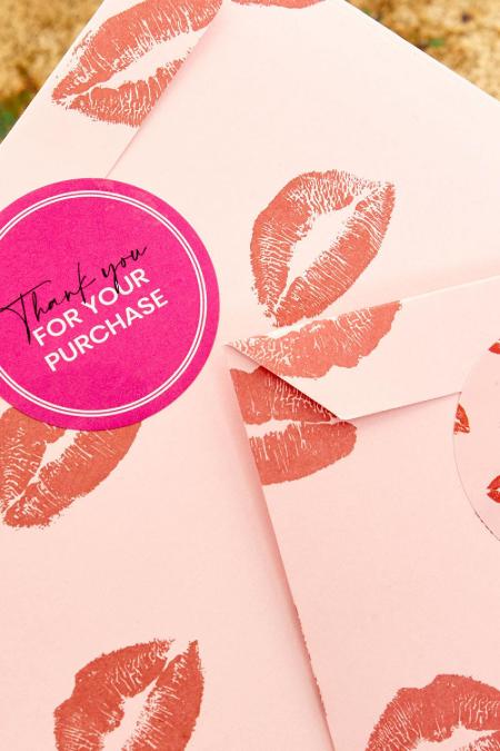 Stickers Merci rose Rosé Paper 2