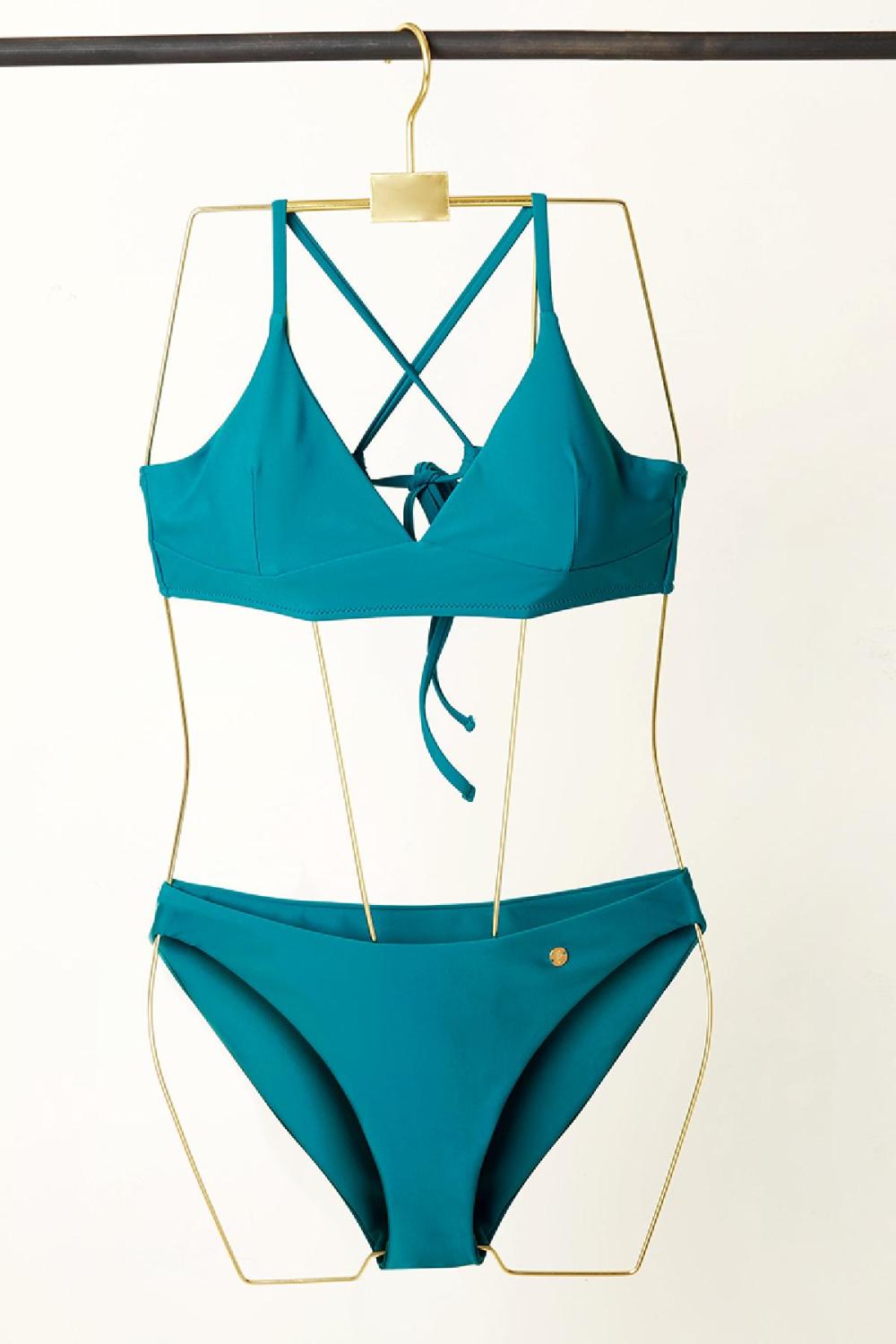Maillots De Bain Cintre Vêtements Couleur Or Image3