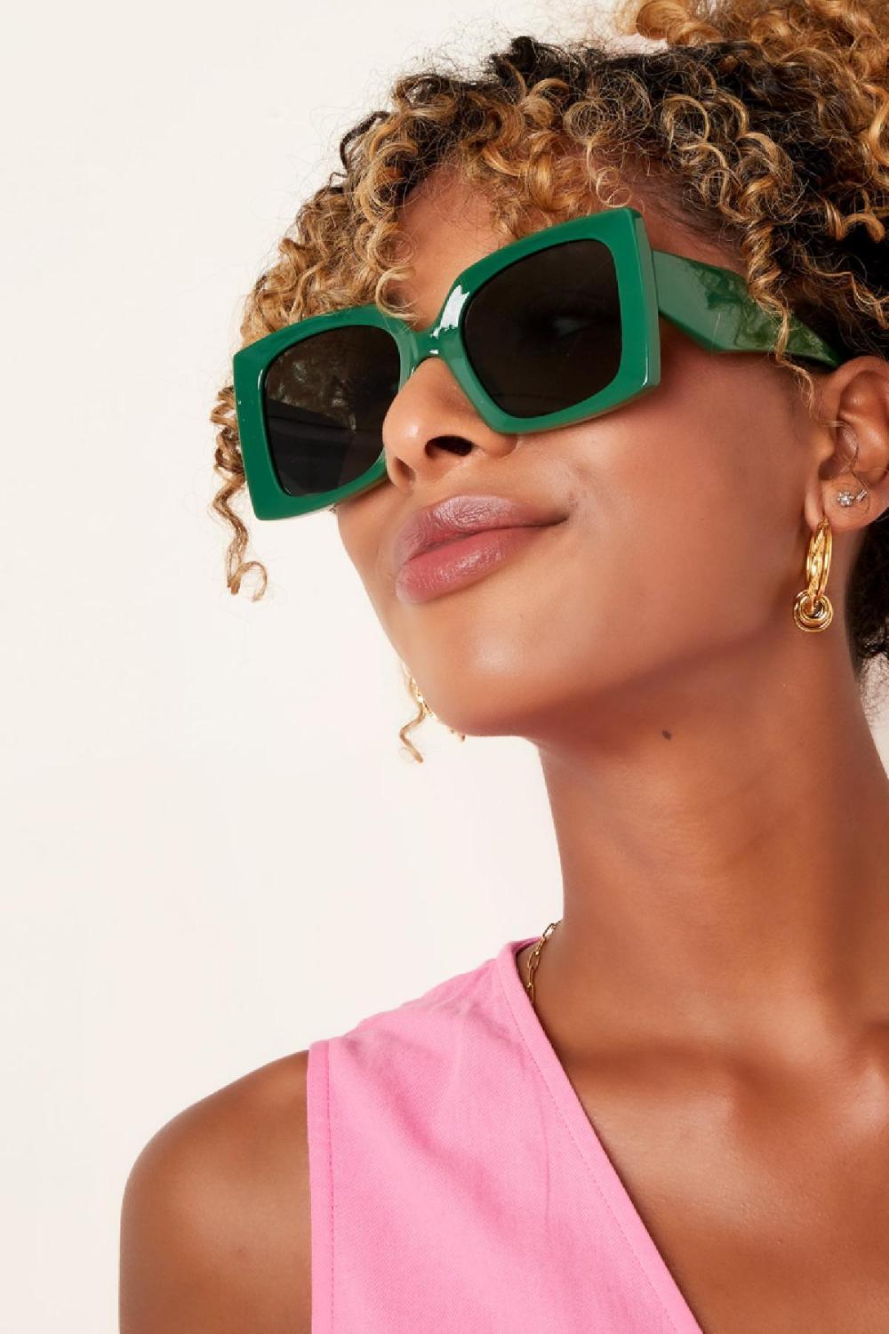 Grosses Lunettes De Soleil Blanc Pc One Size h5Image3