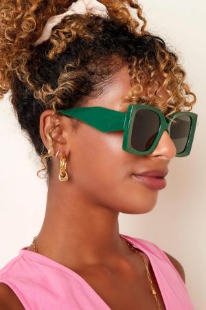 Grosses Lunettes De Soleil Blanc Pc One Size h5 Image4