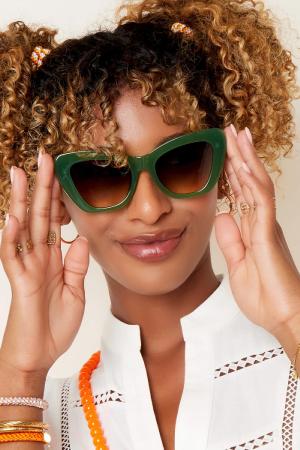 Lunettes De Soleil Grand Cadre Rose Pc One Size h5 Image3