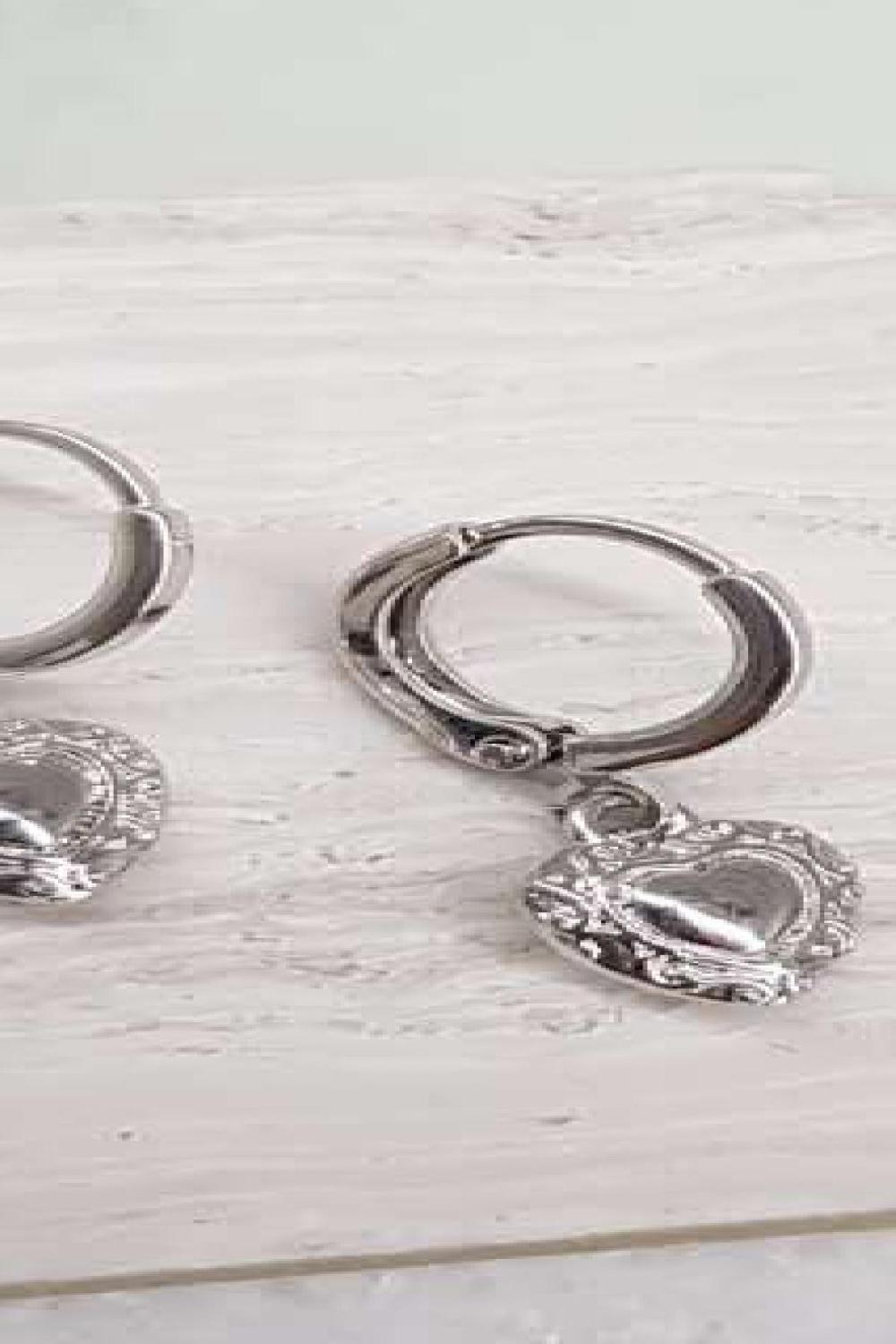 Earrings Romantic Love Argenté Cuivré Image2