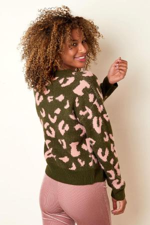 Cardigan Léopard Fuchsia S/M h5 Image7