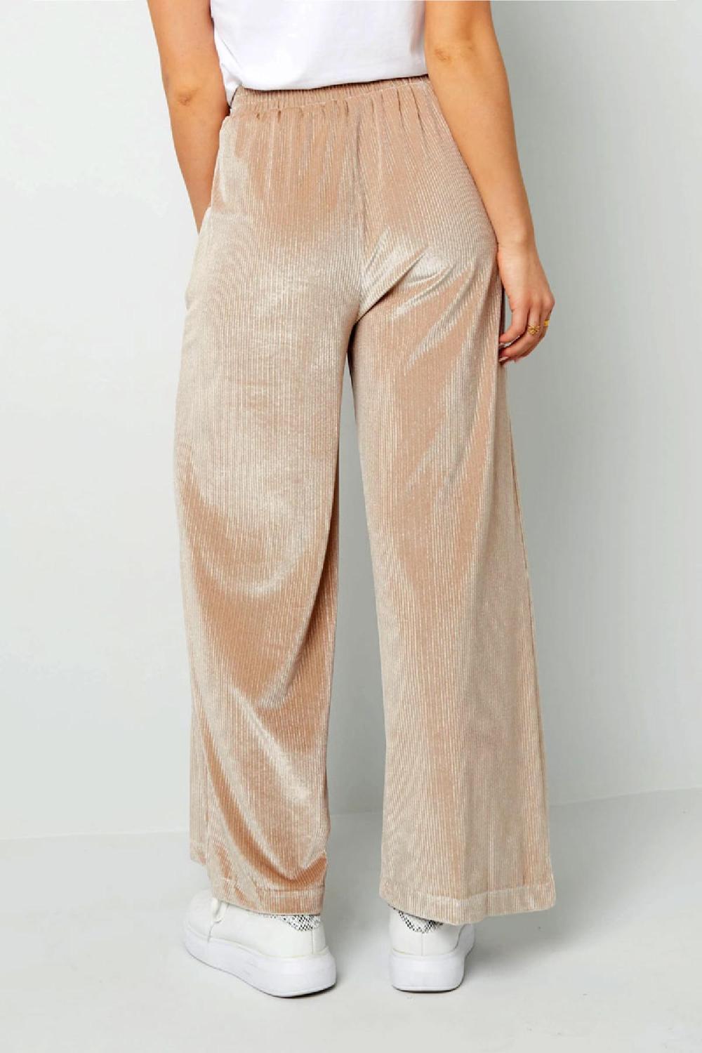 Pantalon Côtelé À Paillettes Violet S Image8