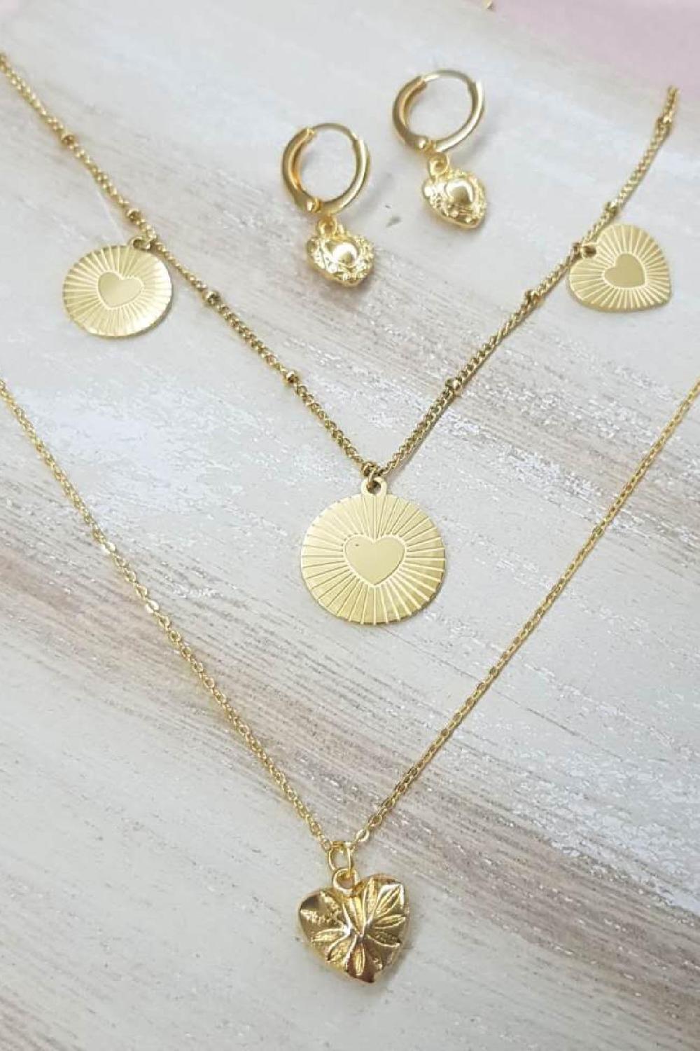 Necklace Locked In Love Couleur Or Acier Inoxydable Image5