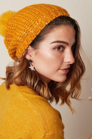 Beanie Winter Shimmer Gris Acrylique h5 Image2