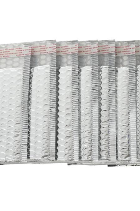 Emballage Cadeau Fête 25x15cm Argenté Plastique 2