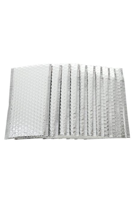 Emballage Cadeau Fête 25x15cm Argenté Plastique